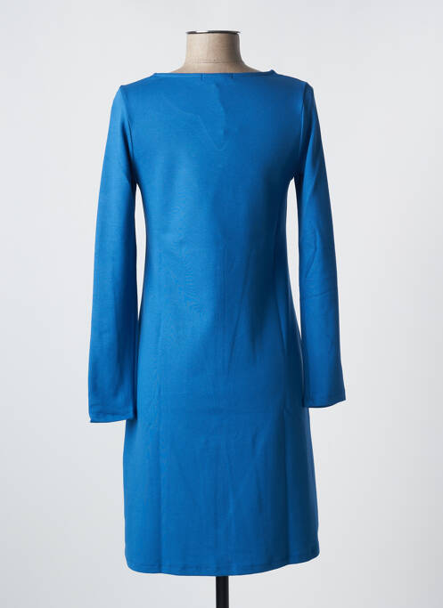 Robe mi-longue bleu MALOKA femme