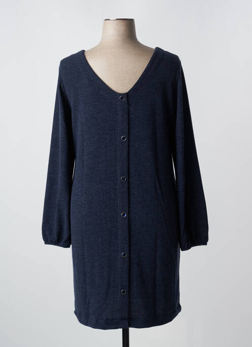Robe mi-longue bleu MALOKA femme