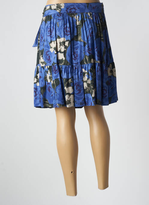 Jupe mi-longue bleu PAUL BRIAL pour femme