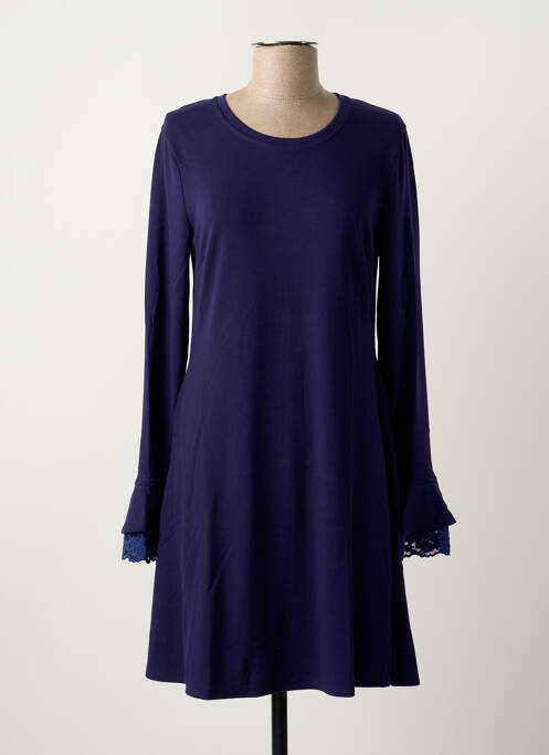 Robe mi-longue violet PAUL BRIAL pour femme