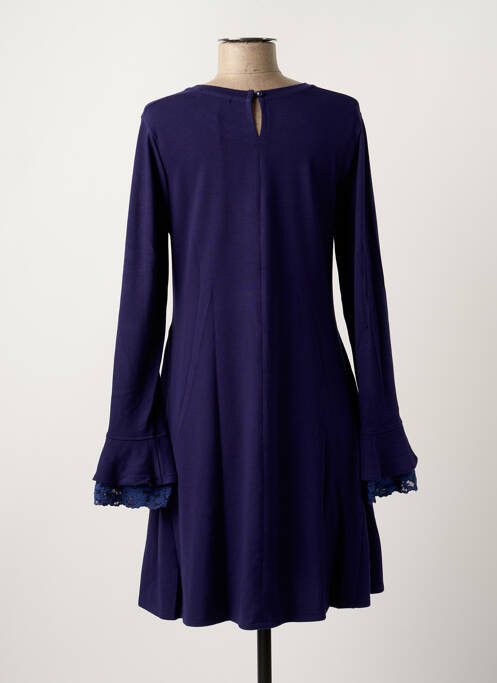 Robe mi-longue violet PAUL BRIAL pour femme
