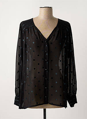 Chemisier noir PAUL BRIAL femme