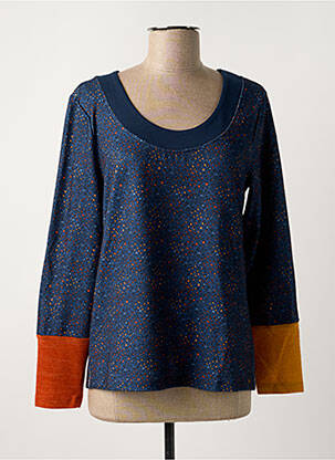 Pull bleu PAUL BRIAL femme