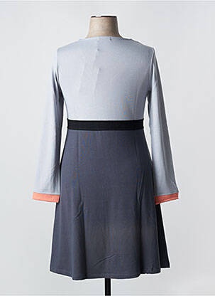 Robe mi-longue gris PAUL BRIAL femme