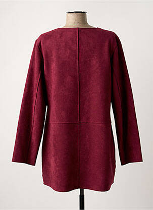 Manteau long rose PAUL BRIAL femme
