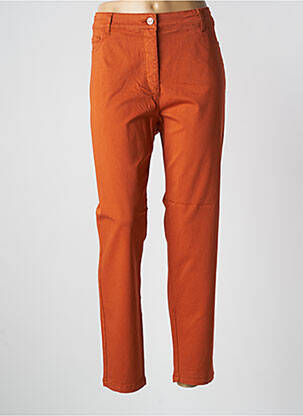 Pantalon slim orange PAUL BRIAL femme