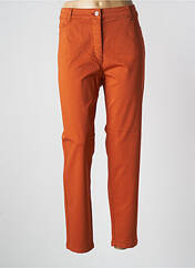 Pantalon slim orange PAUL BRIAL pour femme seconde vue