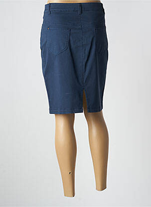 Jupe mi-longue bleu PAUL BRIAL femme
