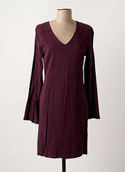 Robe mi-longue violet PAUL BRIAL pour femme seconde vue