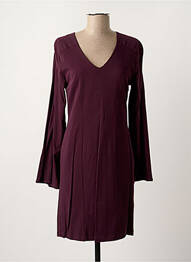 Robe mi-longue violet PAUL BRIAL femme