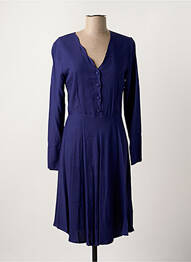 Robe mi-longue violet PAUL BRIAL femme
