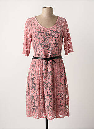 Robe mi-longue rose PAUL BRIAL femme