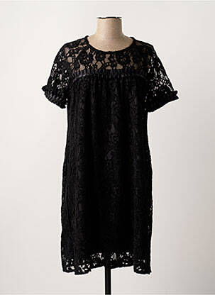 Robe mi-longue noir PAUL BRIAL femme
