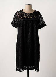 Robe mi-longue noir PAUL BRIAL femme