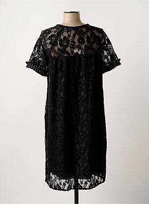 Robe mi-longue noir PAUL BRIAL femme