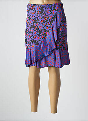 Jupe mi-longue bleu PAUL BRIAL femme