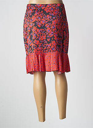 Jupe mi-longue rouge PAUL BRIAL femme