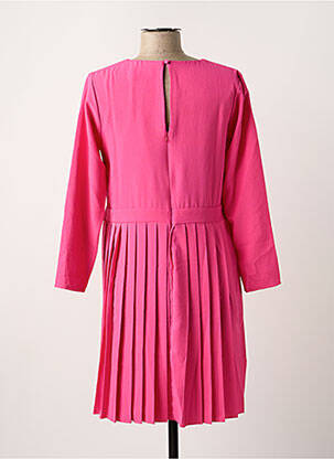 Robe mi-longue rose PAUL BRIAL femme