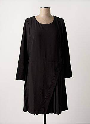 Robe mi-longue noir PAUL BRIAL femme