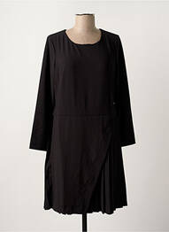 Robe mi-longue noir PAUL BRIAL femme