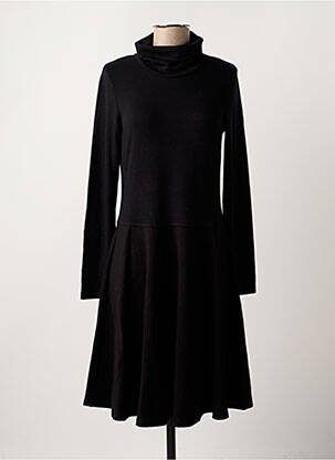 Robe mi-longue noir PAUL BRIAL femme