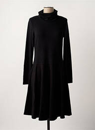 Robe mi-longue noir PAUL BRIAL femme