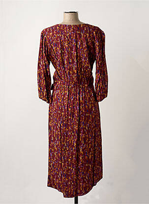Robe mi-longue violet PAUL BRIAL femme