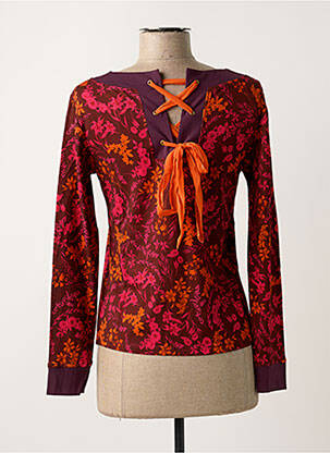 T-shirt violet PAUL BRIAL femme