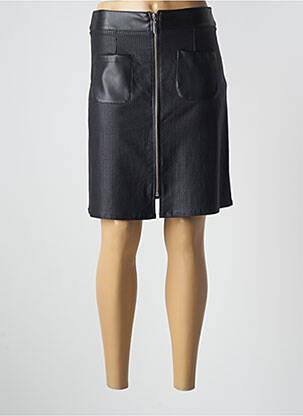 Jupe mi-longue noir PAUL BRIAL femme