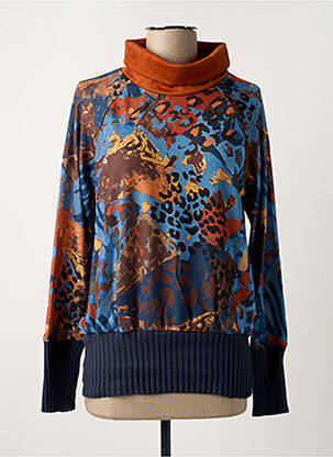 Pull marron PAUL BRIAL femme