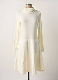 Robe mi-longue blanc PAUL BRIAL femme