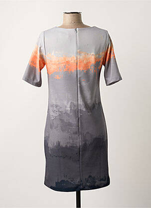 Robe mi-longue gris PAUL BRIAL femme