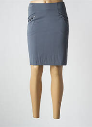 Jupe mi-longue gris PAUL BRIAL femme
