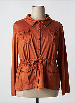 Veste casual orange PAUL BRIAL femme