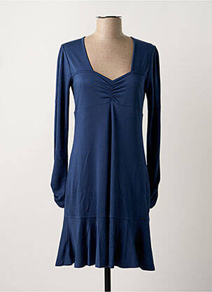 Robe mi-longue bleu PAUL BRIAL femme