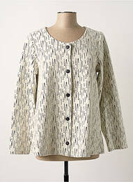 Veste casual blanc G!OZE femme