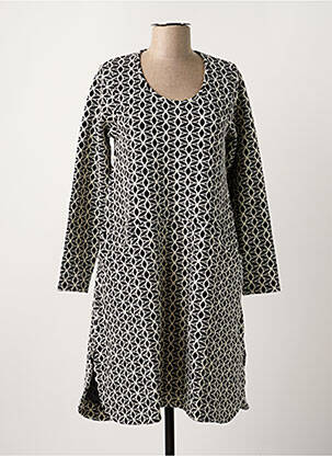 Robe mi-longue noir G!OZE femme