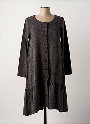 Gilet manches longues gris G!OZE femme