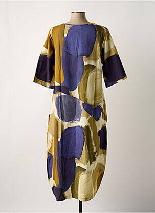 Robe mi-longue bleu G!OZE femme