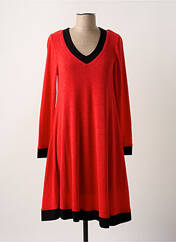 Robe mi-longue rouge PAUL BRIAL pour femme seconde vue