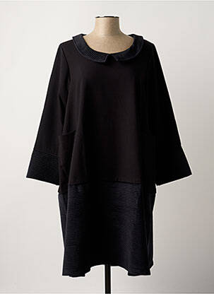 Robe mi-longue noir G!OZE femme