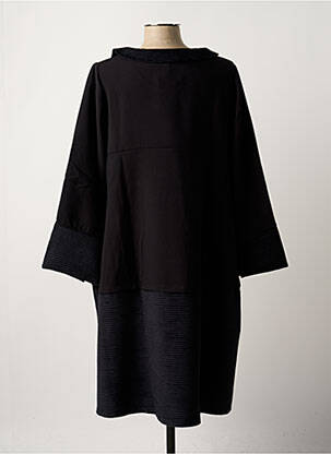 Robe mi-longue noir G!OZE femme