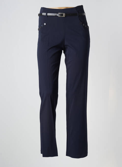 Pantalon droit bleu PAUL BRIAL pour femme