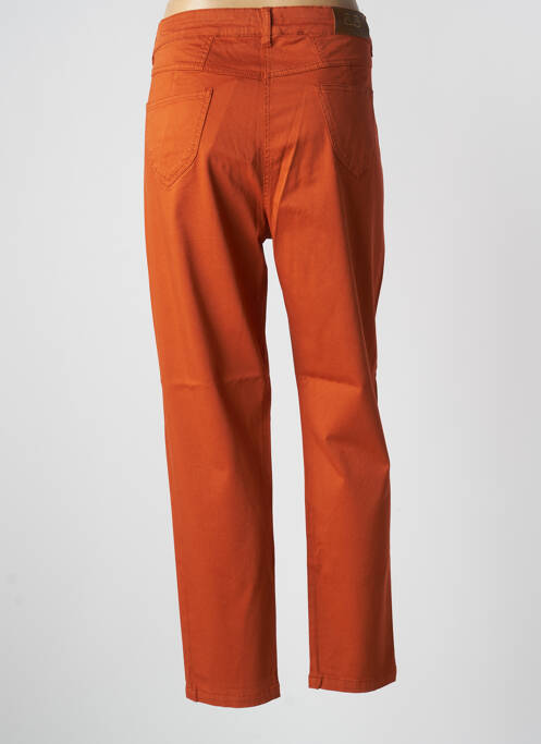 Pantalon slim orange PAUL BRIAL femme