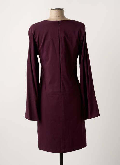 Robe mi-longue violet PAUL BRIAL pour femme