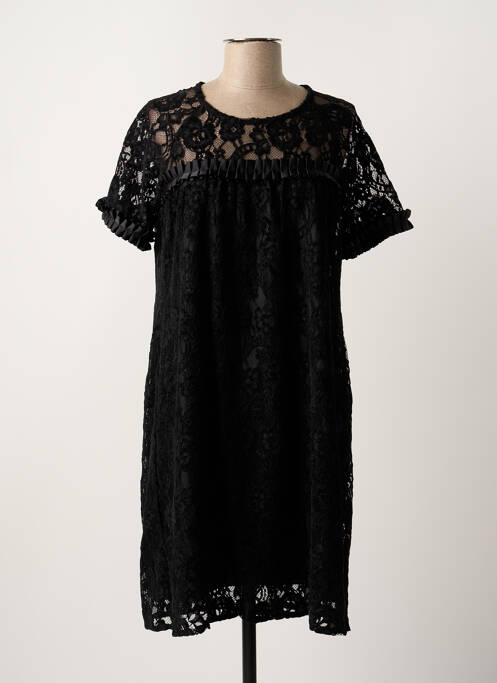 Robe mi-longue noir PAUL BRIAL pour femme