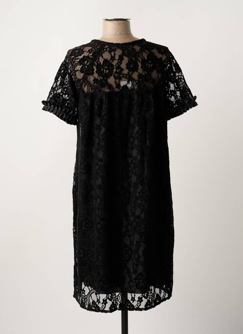 Robe mi-longue noir PAUL BRIAL pour femme