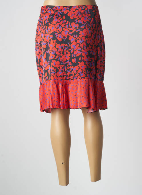 Jupe mi-longue rouge PAUL BRIAL pour femme