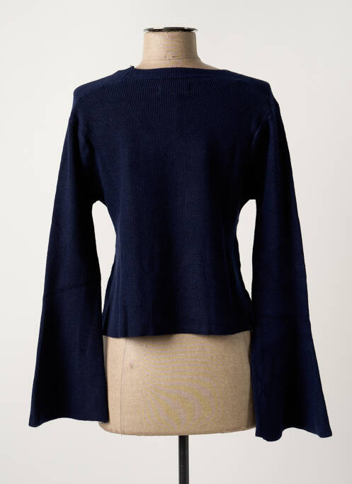 Gilet manches longues bleu PAUL BRIAL pour femme