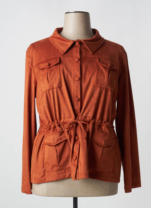 Veste casual orange PAUL BRIAL pour femme